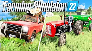 I spent 24 hours in No Man's Land with $ 0 ... ep.1 🚜Farming Simulator 2022