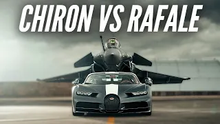 Drag race ultime : Bugatti Chiron contre Dassault Rafale !