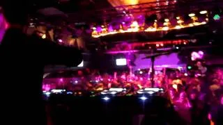 Kaskade & Adam K - Raining feat. SunSun LIVE @ HArry O's Park City Utah 1-28-2011