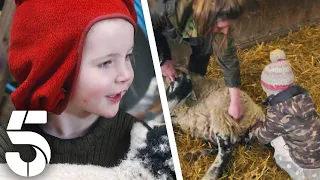 2-Year-Old Saves A Baby Lamb! | Our Yorkshire Farm | Channel 5