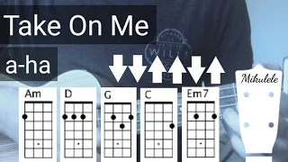 Take On Me - A-ha ukulele tutorial / play-a-long
