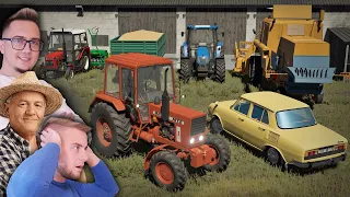 Oglądamy CIĄGNIK u Gienka na Gospodarstwie [MTZ 82] 😱 Wykopki Ziemniaków 😍 "od Biedaka" #54 🔥 FS22