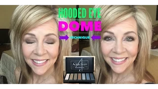 Dome Eye Technique For Hooded Eyes | Mature Eye Tutorial