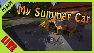 My Summer Car LIVE #1 - Rakjunk össze egy kocsit!