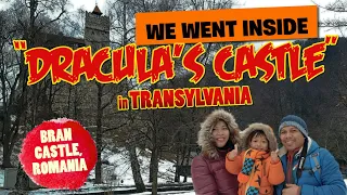 We Went Inside "DRACULA'S CASTLE" (Bran Castle) in Transylvania, ROMANIA |  TourYes Family Travels