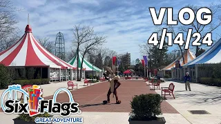 New Changes at Six Flags Great Adventure! | Vlog 4/14/24