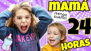 😲🍼24 HORAS SIENDO MAMÁ - AUXILIO!!! / El mundo de Indy