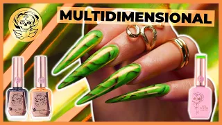 Multidimensional Painted Ink and Chrome Design Tutorial!