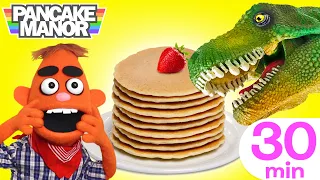 THE BEST OF PANCAKE MANOR ♫  Old MacDonald Had a Farm, Five Little Monkeys and More Songs for Kids!