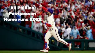 All Phillies Home Runs in the 2022 Postseason!!!