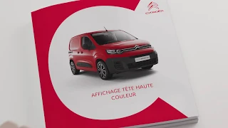 Citroën Berlingo Van : Affichage Tête Haute en Couleur