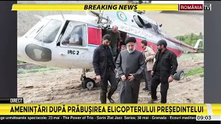 Elicopterul preşedintelui iranian, găsit după 16 ore de căutări