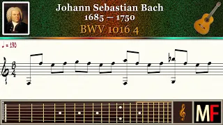 Bach BWV 1016 4