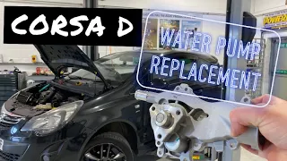 Corsa D Water Pump Replacement. Step By Step..