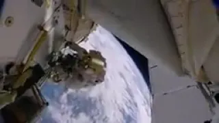Astronauts accidentally lose a shield in space (GoPro 8K)
