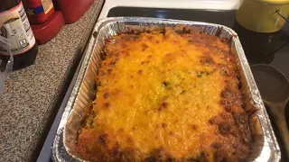 Johnny Marzetti Casserole Video 2(after they come out of the oven)