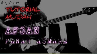 Tutorial Afgan - Panah Asmara (bass cover)