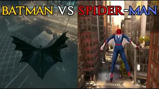 Flying Comparison | Batman Arkham Knight vs Spider-Man 2 (PS5)