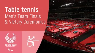 Table Tennis Finals & Victory Ceremonies | Day 9 | Tokyo 2020 Paralympic Games