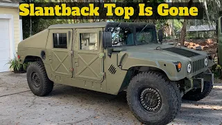 Slantback HMMWV Top Removal & Build Preview