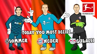Best Goalkeeper? – Neuer, Sommer, Gulácsi • EURO Dream Team Battle | Powered by 442oons