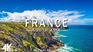 FLYING OVER FRANCE (4K UHD) - Relaxing Music Along With Beautiful Nature Videos - 4K Video HD #1