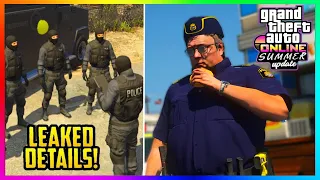 NEW POLICE DLC LEAKS, Eat Donuts, COPS N CROOKS, Weapons, SUMMER Car, GTA 5 Online 2024(GTA5 Update)