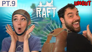 Making armor and a backpack FINALLY! (Raft pt.9 uncut)