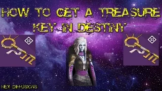 How To Get Treasure Keys In Destiny & Duplicate Treasure Key Glitch! Destiny House Of Wolves