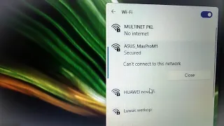 Can't Connect to This Network?, jangan khawatir ini solusinya!