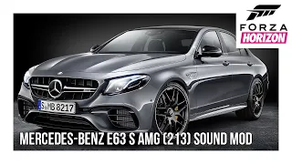 Mercedes-Benz E63 S AMG W213 Sound Mod [MTA Province] [FH5]