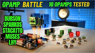 10 OpAmps tested with HQ sound demo - Op-Amp Rolling - Find the hidden gem !