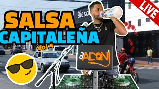 SALSA CAPITALENA MIX 🎤 SALSA CLASICA VOL 4 🔥 MEZCLANDO EN VIVO DJ ADONI 😱 CUANTA SALSA DURA