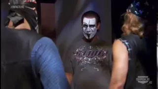 Hogan, Sting & 3 Aces & Eights Members Backstage - Impact 23/8/2012