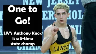 Anthony Knox | St. John Vianney | NJ 120 lb. State Champ | 3rd Title in a Row!