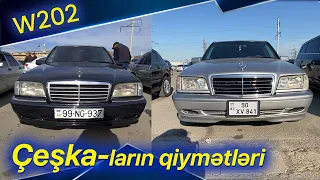 Çeşka W202 Mercedes  qiymətləri - Sumqayıt maşın bazarı