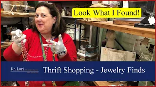 Out in the Open! Gold & Costume Jewelry, Trifari, Monet, African Beads - Thrift with Me Dr. Lori