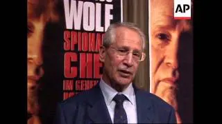 GERMANY: FORMER SPY MARKUS WOLF UNVEILS NEW BOOK