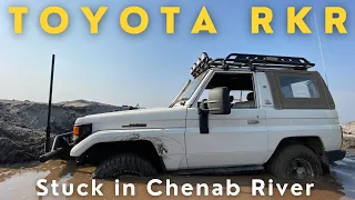 Toyota Landcruiser RKR Recovery with Tractors in Chenab River||Recce Day||4x4 Life