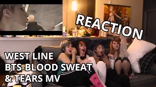 [Reaction] BTS 방탄소년단 - Blood Sweat & Tears (피 땀 눈물) | MV Reaction | West Line