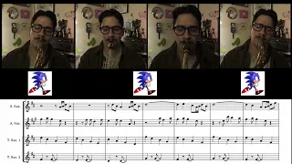 Green Hill Zone - Sonic The Hedgehog / Saxophone Quartet Arrangement