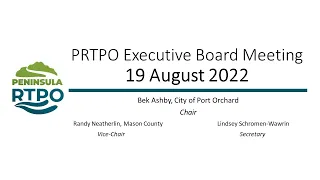 PRTPO Executive Board Meeting - 19 August 2022