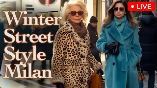 Italian Winter Fashion Walk 2024 🇮🇹: What's Hot in Street Outerwear Now! Milan Street Style