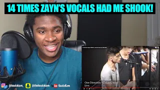 Reacting To 14 times Zayn Malik's vocals had me SHOOK!