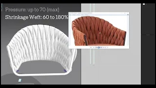 3D modelling of BiGarden Matilda Chair, timelapse with explanation