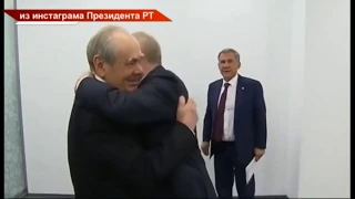 С днем рождения Владимира Путина в своем Instagram поздравил Рустам Минниханов