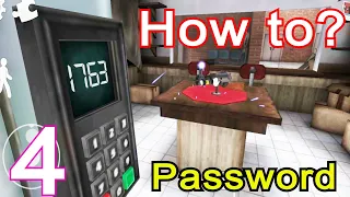 Ice Scream 4 - Password How to?