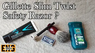 Gillette Slim Twist Safety Razor? Русская косметика, Qshave Man и Чистая линия | HomeLike Shaving