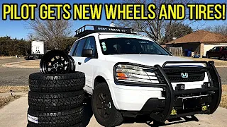 Honda Pilot Gets Much Needed Love- Part 3 New Wheels & Off Road Tires (lift Kit coming soon!)