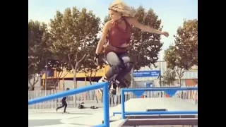 Girl Shows Off Amazing Rollerblading Talent